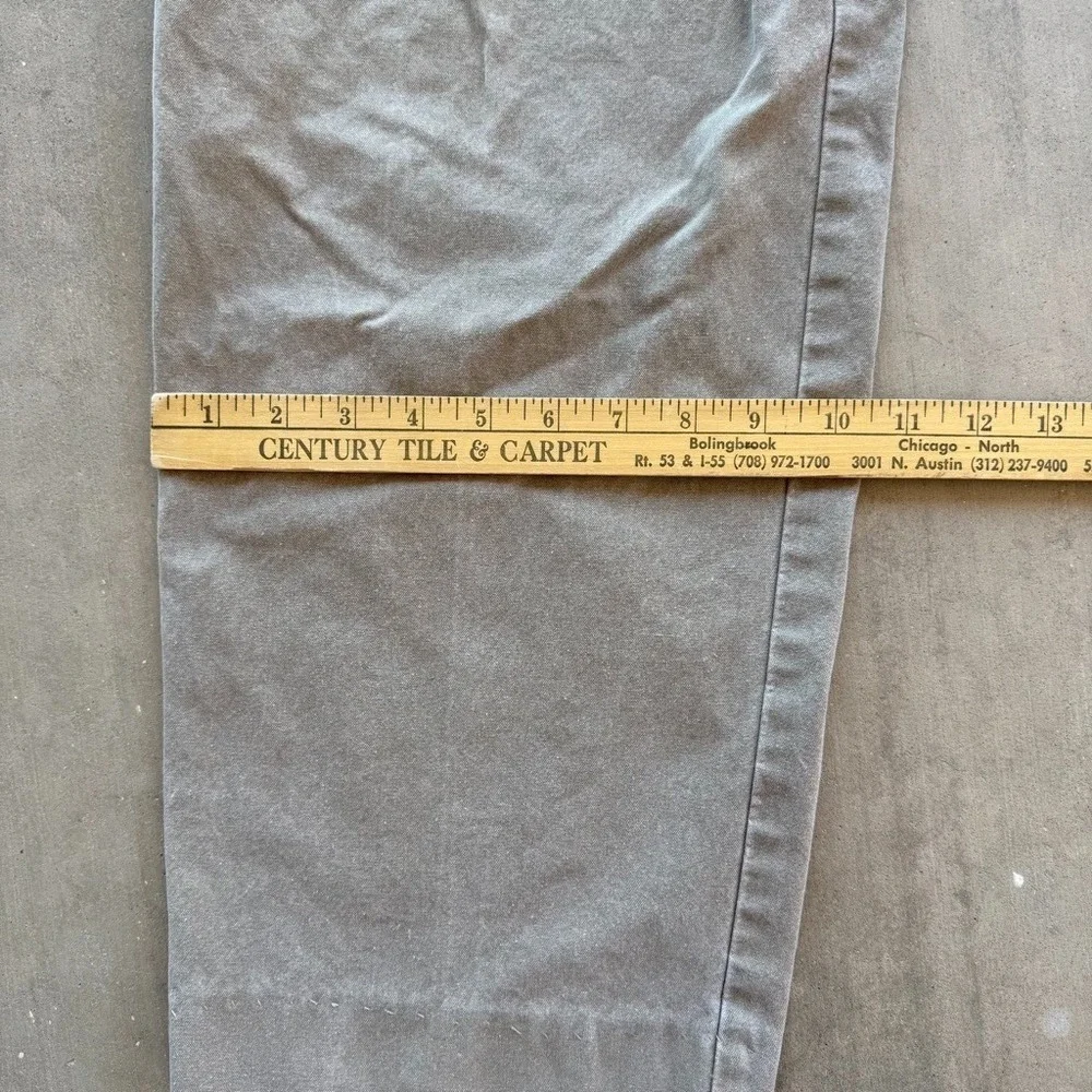 Vintage Banana Republic Khaki Utility Chino Pants Tan Pleated Straight Leg 38